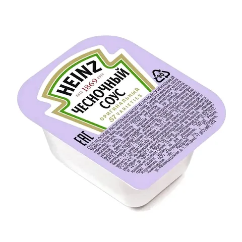 Чесночный соус Heinz — Порционный соус Heinz, 25 мл